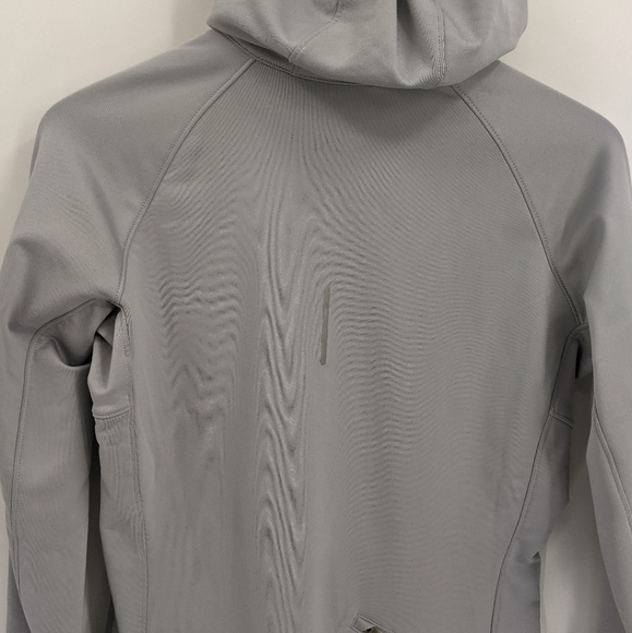 Nike Dri Fit Silver Grey Half Zip Running Jacket - Picture 5 of 10